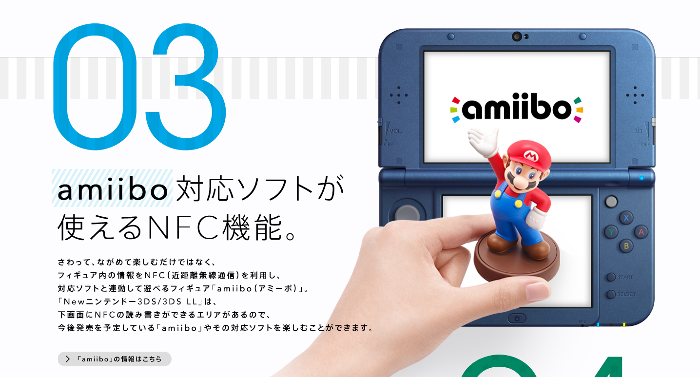 任天堂 Newニンテンドー3ds と Newニンテンドー3ds Ll にnfc搭載 Nfc専門情報サイト Nfc s